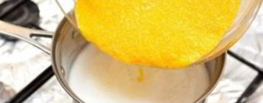 Шаг 3: каши кукурузной