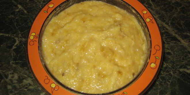 Рецепт кукурузной каши с бананом