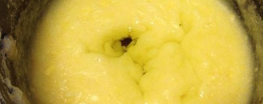 Шаг 1: кукурузной каши с клюквой