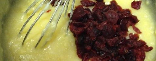 Шаг 2: кукурузной каши с клюквой