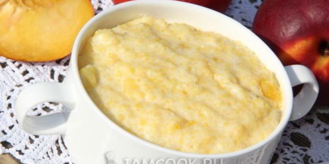 Рецепт кукурузной каши с нектарином