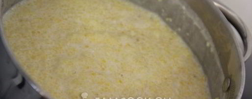 Шаг 3: кукурузной каши с нектарином