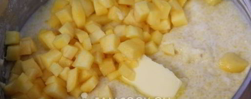 Шаг 5: кукурузной каши с нектарином