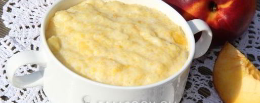 Шаг 6: кукурузной каши с нектарином