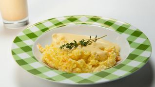 Рецепт Кукурузной каши с тыквенным кремом