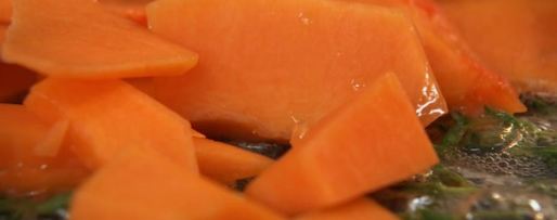 Шаг 1: кукурузной каши с тыквенным кремом