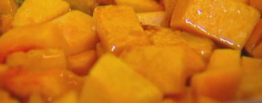 Шаг 4: кукурузной каши с тыквой и грецкими орехами