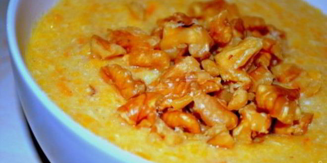 Рецепт кукурузной каши с тыквой