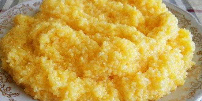 Рецепт кукурузной каши с яблоком