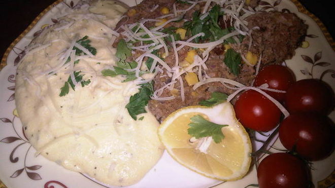 Рецепт Митлофа по-мексикански и полента с сыром Горгонзола