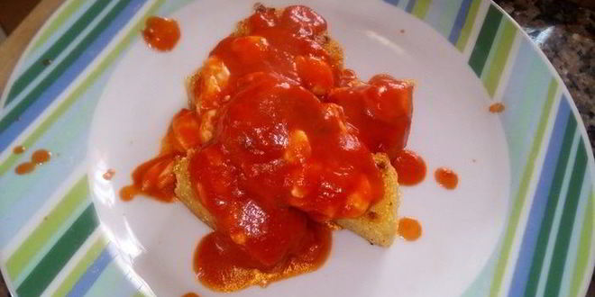 Рецепт поленты с лисичками в сливочном соусе