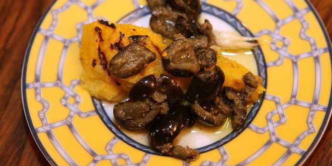 Рецепт поленты с оливками