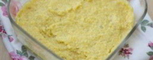 Шаг 3: поленты с пармезаном