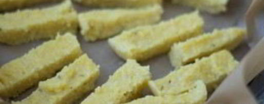 Шаг 5: поленты с пармезаном