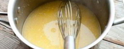 Шаг 1: поленты с сырным соусом