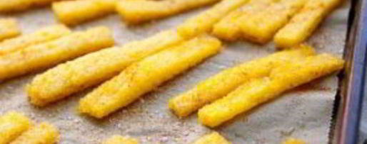 Шаг 7: поленты с сырным соусом