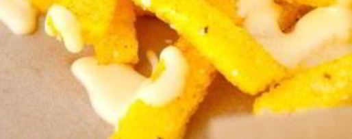 Шаг 8: поленты с сырным соусом