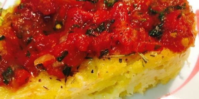 Рецепт поленты с сыром и душистыми травами