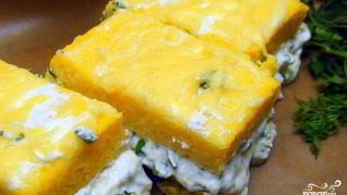 Рецепт Поленты с сыром