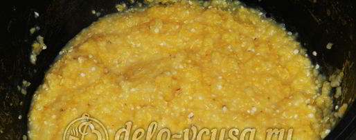 Шаг 1: поленты с тефтелями