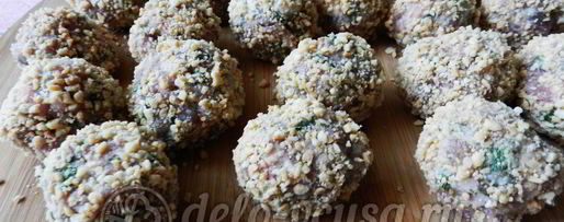 Шаг 11: поленты с тефтелями