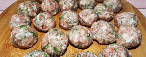 Шаг 9: поленты с тефтелями