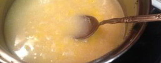 Шаг 1: поленты с вялеными помидорами в беконе