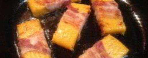 Шаг 8: поленты с вялеными помидорами в беконе