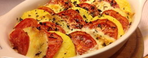 Шаг 15: поленты, запеченной с помидорами