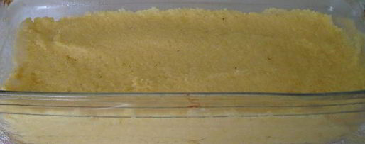 Шаг 2: поленты, жаренной с грибами и соусом дор блю