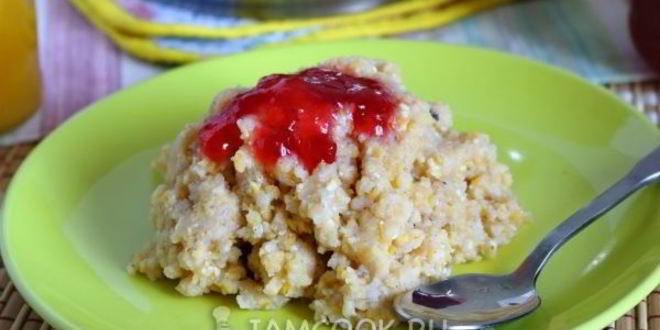 Рецепт постной кукурузной каши