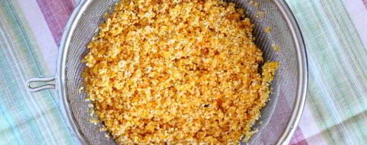 Шаг 5: постной кукурузной каши