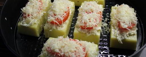 Шаг 4: запеченной поленты под пармезаном