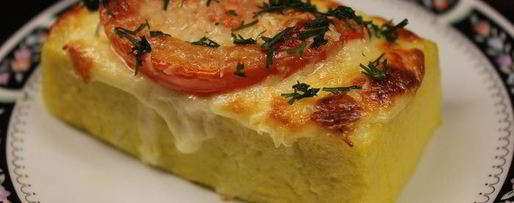 Шаг 5: запеченной поленты под пармезаном