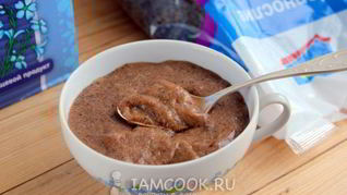 Рецепт Льняной каши с черносливом