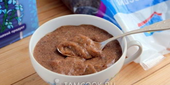 Рецепт льняной каши с черносливом
