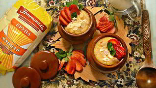 Рецепт Гурьевской каши на топленом молоке