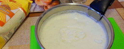 Шаг 1: гурьевской каши с цукатами