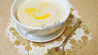 Рецепт Каши манной с отрубями