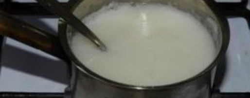 Шаг 2: манной каши без молока