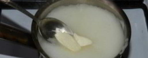 Шаг 3: манной каши без молока