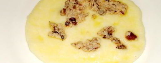 Шаг 2: манной каши гурьевской с грецкими орехами