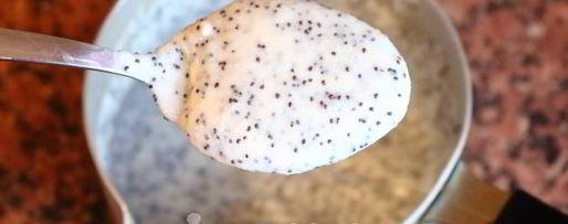 Шаг 6: манной каши на молоке с маком