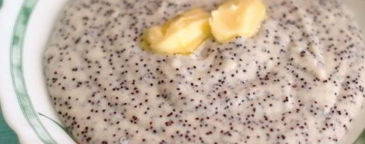 Шаг 7: манной каши на молоке с маком