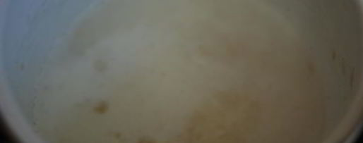 Шаг 2: манной каши на молоке с желтком