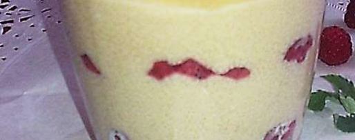 Шаг 4: манной каши на ряженом молоке с малиной