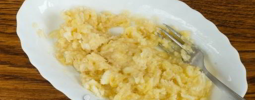 Шаг 6: манной каши с бананом