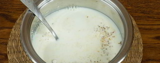 Шаг 10: манной каши с бананом