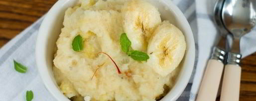 Шаг 11: манной каши с бананом