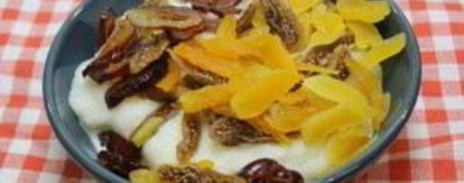 Шаг 2: манной каши с фруктами